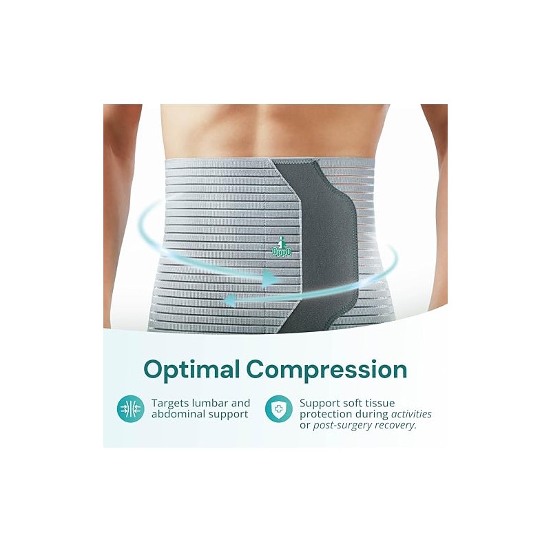 OPPO Elite Abdominal Lumbar Elasticated Breathable Support for Lower Back