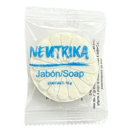 Neutrika Jabón Hotelero 15g Impreso - 100 Pzas. Amenidades Hoteleras