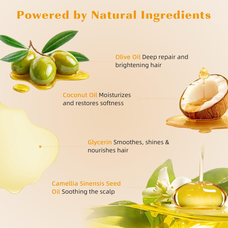 AOPEIBOTO Turmeric Hair Shampoo Soap, Ginger Hair Regrowth Shampoo Bar