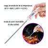 Termometro Digital Cocina Carne Reposteria Chcolate Comida Blanco