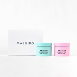 MASHIRO Whitening Tooth Powder Flavor Set, Herbal Mint, 1.1 oz (30 g) + Pomegranate Mint, 1.1 oz (30 g)