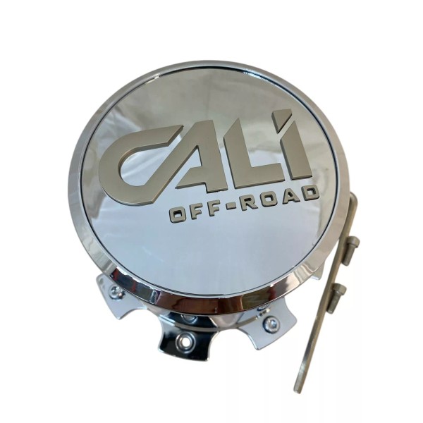 CALI OFF-ROAD Rear Dually Chrome Wheel Center Cap with Screws