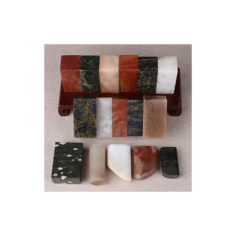 Blank Seal Set Stone Seal Engraving Kit Stone Carving Set