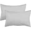R&Z Plain Dyed Luxury Polycotton Housewife New 2 x Pillow
