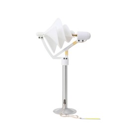NICCOO Spiral Wind Turbine, Mini Vertical Wind Turbine Generator, Small Wind Generator, Wind Turbine Model (White)