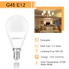 LEDEPLY A15 Ceiling Fan Light Bulbs, Dimmable, E12 Base LED