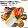 Urbanstrive Bench Scraper for Baking, Stainless Steel Dough Cutter and