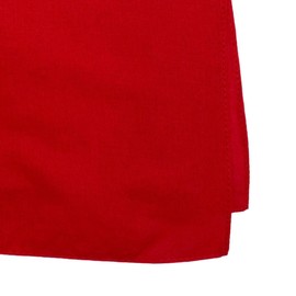 MDSTYLE 100% Cotton Solid Color Bandana for Men & Women 22" x 22" Handkerchief Headband Scarf, Red 3pcs, 22" x 22"