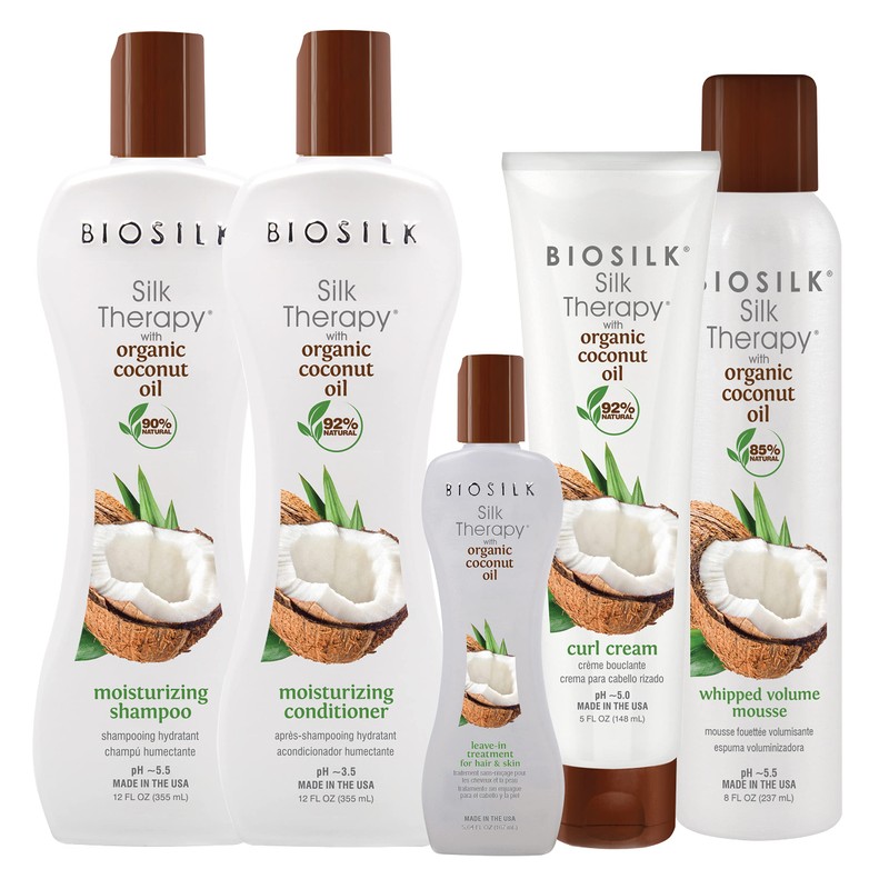 BioSilk Silk Therapy with Organic Coconut Oil Moisturising Shampoo 355ml
