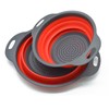 Collapsible Colander, Set of 2 Pcs Collapsible Strainer, Space-Saving Kitchen,