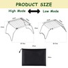 Tarocat Portable Campfire Grill, 16 x 16 cm Foldable Grill