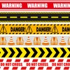 Ireer 72 Pcs Construction Bulletin Board Borders Set Decoration for