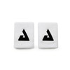 JOOLA Trinity Wristband 2 Pack – White Wrist Bands with