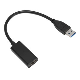 USB 3.0 to HDMI Adapter, 1080P 60Hz 1920X1080 USB Type A to HDMI Display Adapter Converter for Monitors, Projectors, Windows Only