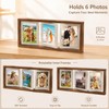 Vicenpal 2 Pack 4x6 Rotating Picture Frame, Double-sided Display 6