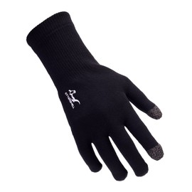 Mens Gloves Winter Waterproof Touch Screen Texting. for All Outdoor pursuits Running Cycling Hiking Cold Weather (Black, Small)