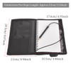 PU Coating Nylon Cloth Diving Notebook Underwater Writting Plate Scuba