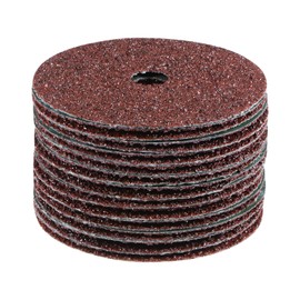 sourcing map 25pcs 16 Grit Aluminum Oxide Resin Fiber Discs 4"x5/8" Metal Sanding Grinding Discs for Angle Grinding Machine Polishing and Grinding Metals, Wood, and Fiberglass