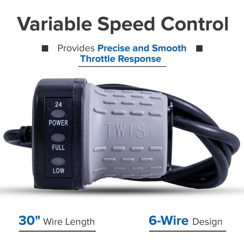 AlveyTech AlveyTech 6-Wire Twist Grip Throttle for the Razor Dirt