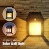 OUGETHER Solar Wall Lights Outdoor, Wireless Dusk to Dawn Porch