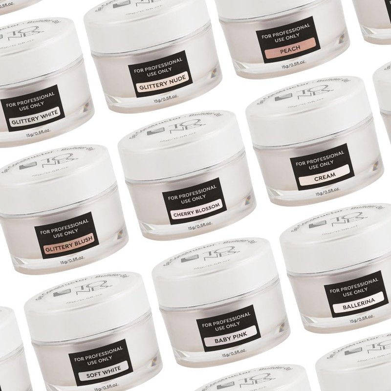 TONES Builder Gel: Glittery Blush (15 ml / 0.5 fl