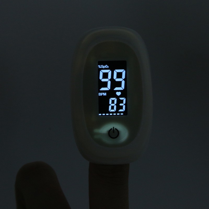 Fingertip Pulse Oximeter Household Portable Blood Oxygen Saturation Pulse Rate