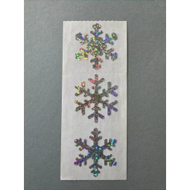 Mrs. Grossman's Stickers | GLITTER SNOWFLAKES | Retired 1984 Creative Memories
