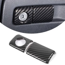 TongSheng ABS Co-Pilot Glove Box Handle Buckle Cover Trim,Fit for Honda Pilot 2016-2022,Honda Ridgeline 2017-2023,Honda Passport 2019-2023,Co-Pilot Glove Box Handle Switch Cover Trim (Carbon Fiber)