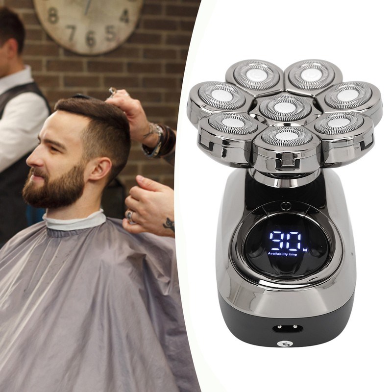 Multifunctional Electric Shaver Digital Display USB Charging Upgraded Dual Blade
