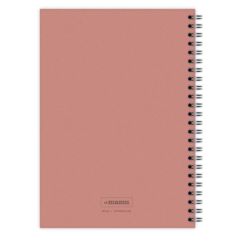 etmamu 742 Recipe Book A5, 102 Pages, for Writing Yourself,
