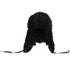 Harrys-Collection Men's Hat Made from the Finest Rabbit Fur Black