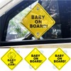 TRKETK 3 Stück Baby an Bord Auto Warnschilder, 5 x