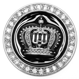 Grandios GD-KINGST-SV Sticker Car Crown Stylish Decal Car Seal Metal Emblem Plating Car Sticker