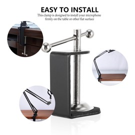 TEHAUX Pouch Clamp Monitor Arm Reinforcement Plate Shelf Monitor Arm 3 Screen Tape C, Cuke Surface Retention Boom Scissor, 2 Shelves Indicator Support