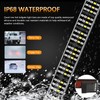 Amexmart 60 Inch Tailgate Light Bar Quad Row LED Tail
