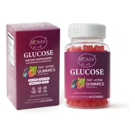 Kit Energía Creatina Micronizada Vegana Pura 60 Servicios  Glucosa 60 Gomitas Bayas Mixtas Keto Friendly Sin Azúcares                                 