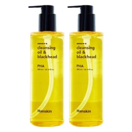 Hanskin Cleansing Oil & Blackhead PHA TZ990066, 300ml, 2 pieces / 한스킨 클렌징 오일 & 블랙헤드 PHA TZ990066, 300ml, 2개
