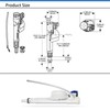 Lychee Light Adjustable Toilet Fill Valve Replacement Kits，Inlet Valve Repair