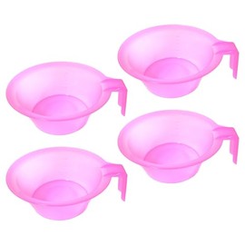 lasenersm 4 Pieces Hair Color Mixing Bowl Hair Color Bowl Hair Dye Bowl Applicator Bowl Plastic Color Mixing Tint Bowls Hair Dyeing Bowls Dyeing Color