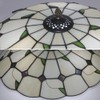 Skyweel 16 Inch Tiffany Style Stained Glass Ceiling Light Fixture