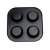 Anwangda Muffin Tray, 4-Hole Tart Round Party Tray, Muffin Tin