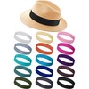Liitrsh 15 Pcs Hat Band Stretchable Hat Band Ribbon Panama