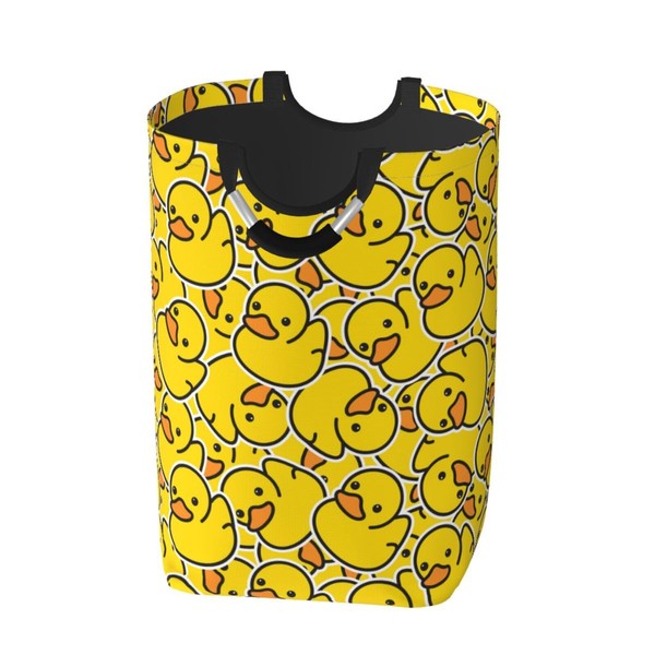 Jbofyee Cute Rubber Ducks Large Laundry Hamper Bag With Waterproof