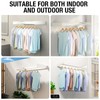 Wall Mounted Drying Rack 40",Laundry Drying Rack Collapsible, Retractable Clothes