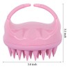 3 Pieces Hair Scalp Massager Shampoo Brush Silicone Head Washer