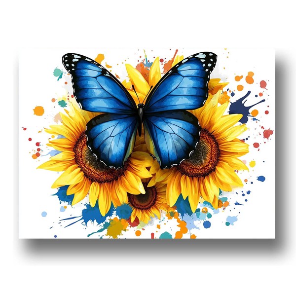 Zariocy Paint by Numbers Kits for Adults - Sunflower DIY