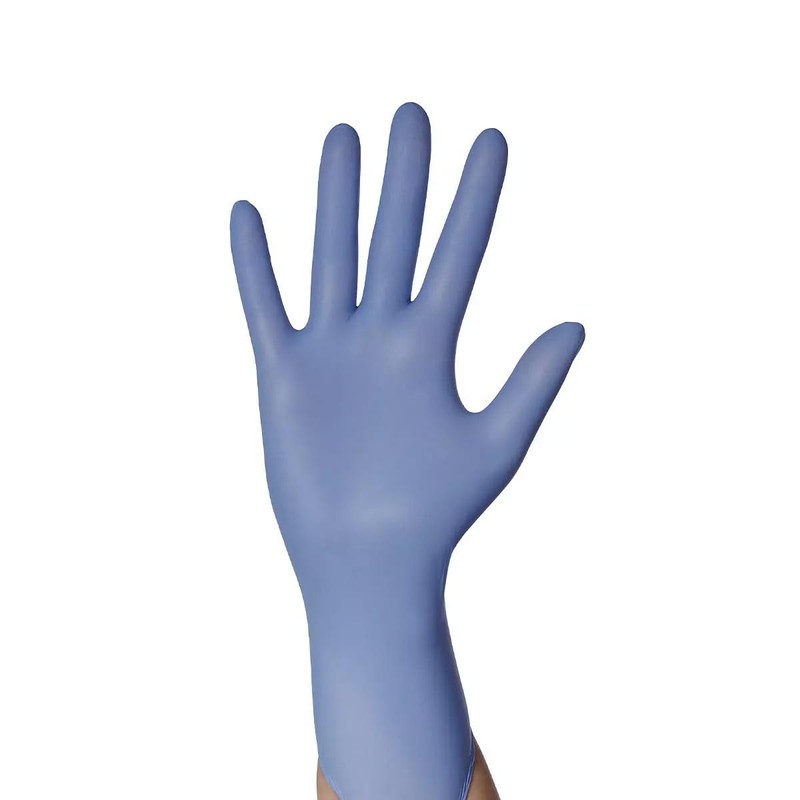 Blue Basic Plus Nitrile Disposable Gloves Blue Basic Size M