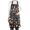 VAMSII Coffee Barista Gifts Coffee Lovers Apron Coffeemaker Gifts Caffeine