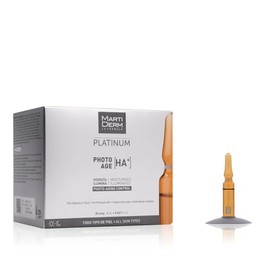MartiDerm Photo-age Ampolletas faciales super hidratantes. 15% Vitamina C + Proteoglicanos + Repair Complex + Vitamina F. Hidrata, reafirma, Ilumina. 