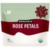 J MAC BOTANICALS Organic Rose Petals, (16 oz) Certified USDA